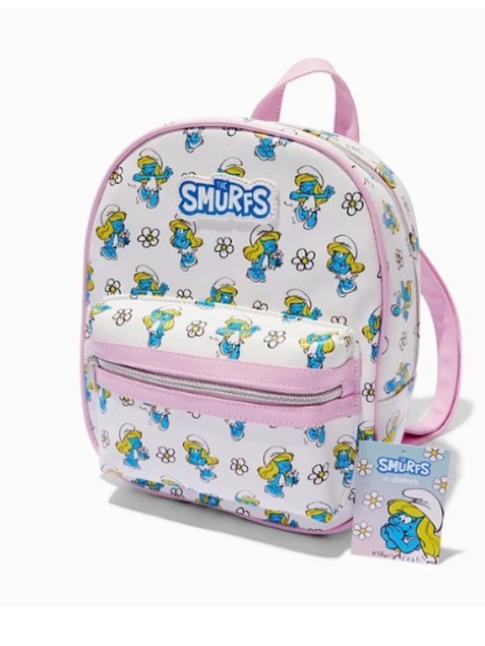 Smurfs Smurfette Mini Backpack in White & Pink